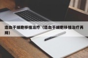 造血干细胞移植治疗（造血干细胞移植治疗再障）