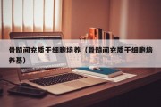骨髓间充质干细胞培养（骨髓间充质干细胞培养基）