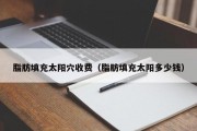 脂肪填充太阳穴收费（脂肪填充太阳多少钱）