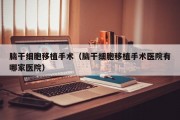 脑干细胞移植手术（脑干细胞移植手术医院有哪家医院）
