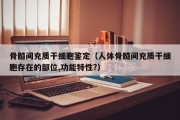 骨髓间充质干细胞鉴定（人体骨髓间充质干细胞存在的部位,功能特性?）