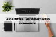 间充质细胞分化（间充质和间充质细胞）