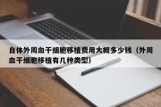 自体外周血干细胞移植费用大概多少钱（外周血干细胞移植有几种类型）
