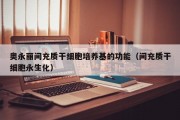 奥永丽间充质干细胞培养基的功能（间充质干细胞永生化）