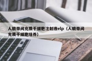 人脐带间充质干细胞注射液elp（人脐带间充质干细胞培养）